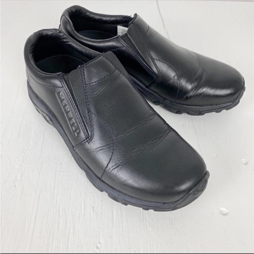 Merrell Leather Slipon Walking Mens Sz 7.5 Women 9